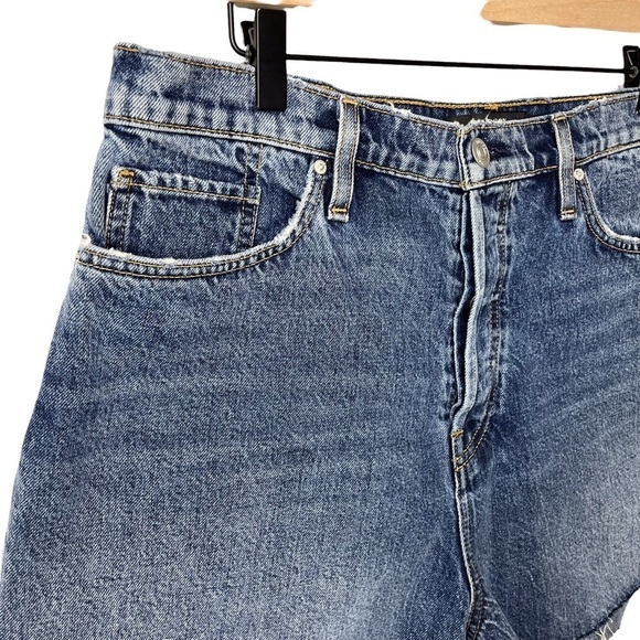 Hudson Cara Classic Short High Waist Jean Shorts Raw Hem Size 34 WR6026DJR - Picture 3 of 10